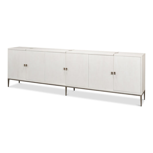 Sarreid - Barton Cabinet  Working White - White - Transitional