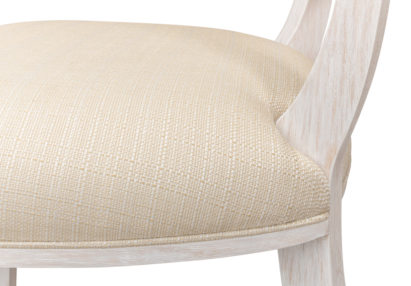 Sarreid - Elegant Dining Side Chair Whitewash Wht - White - Transitional - set of 2