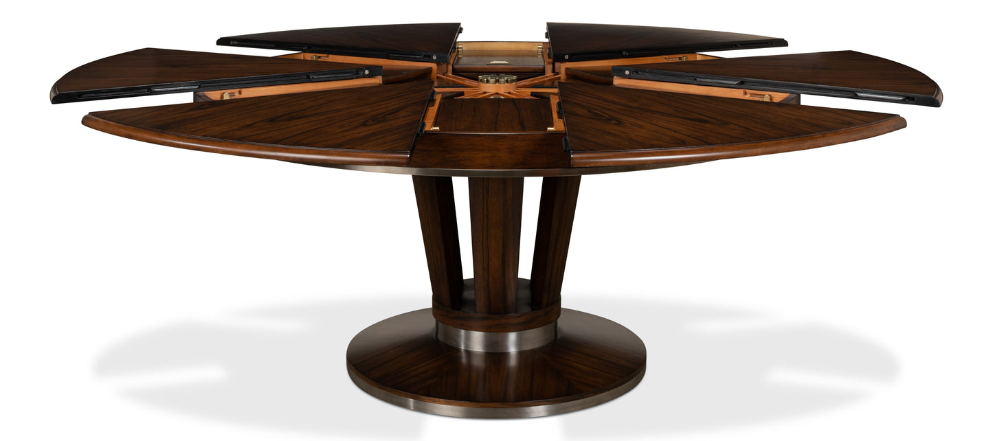 Sarreid - Soho Jupe Dining Table  Large - Brown - Contemporary