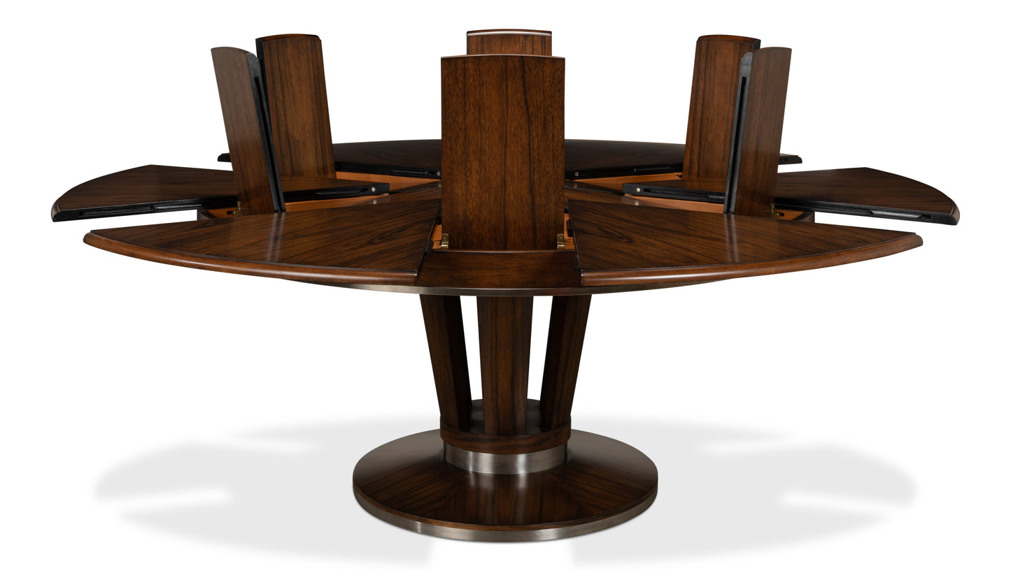 Sarreid - Soho Jupe Dining Table  Large - Brown - Contemporary