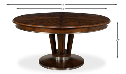 Sarreid - Soho Jupe Dining Table  Large - Brown - Contemporary