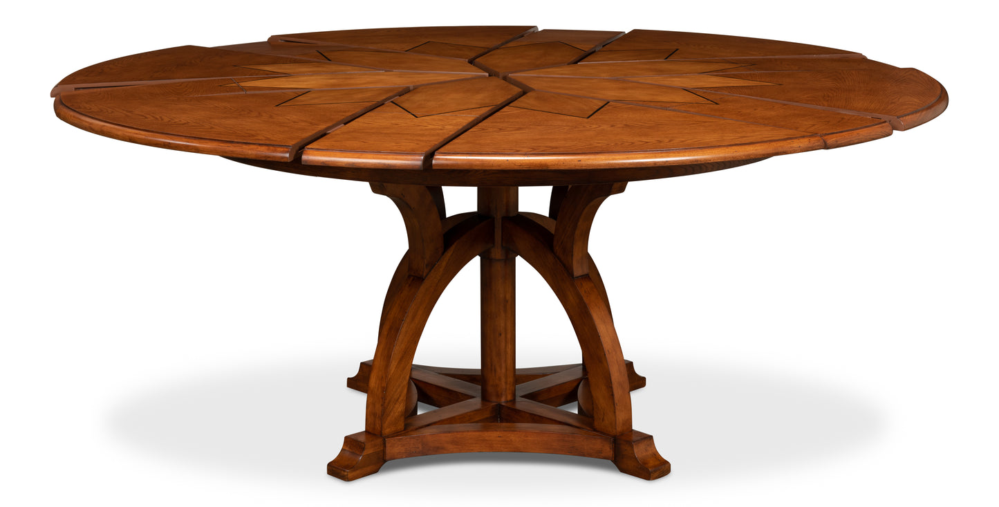 Sarreid - Austin Jupe Dining Table  Large - Brown - Traditional