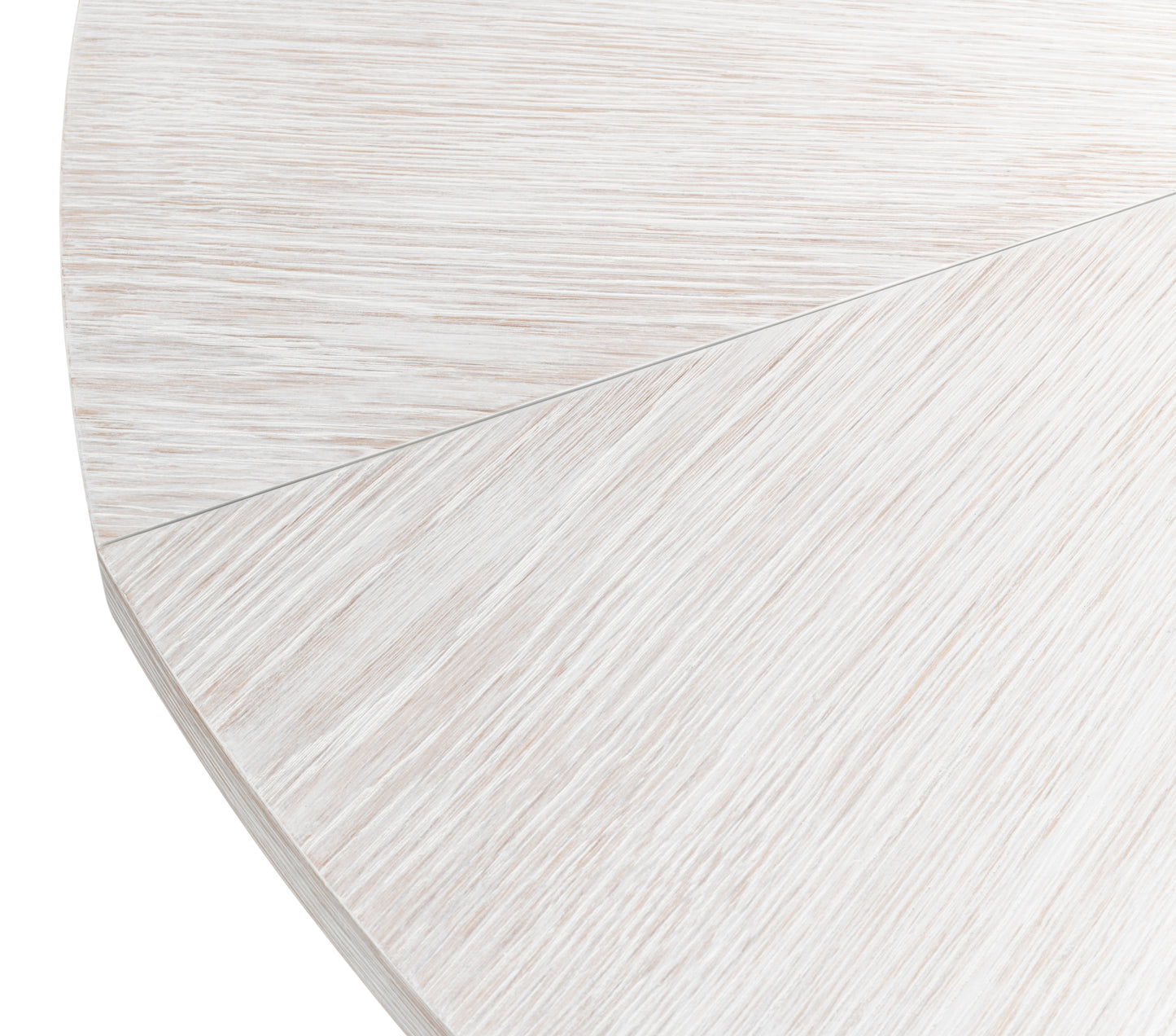 Sarreid - Tower Jupe Dining Table Med Whitewash Wh - White - Transitional