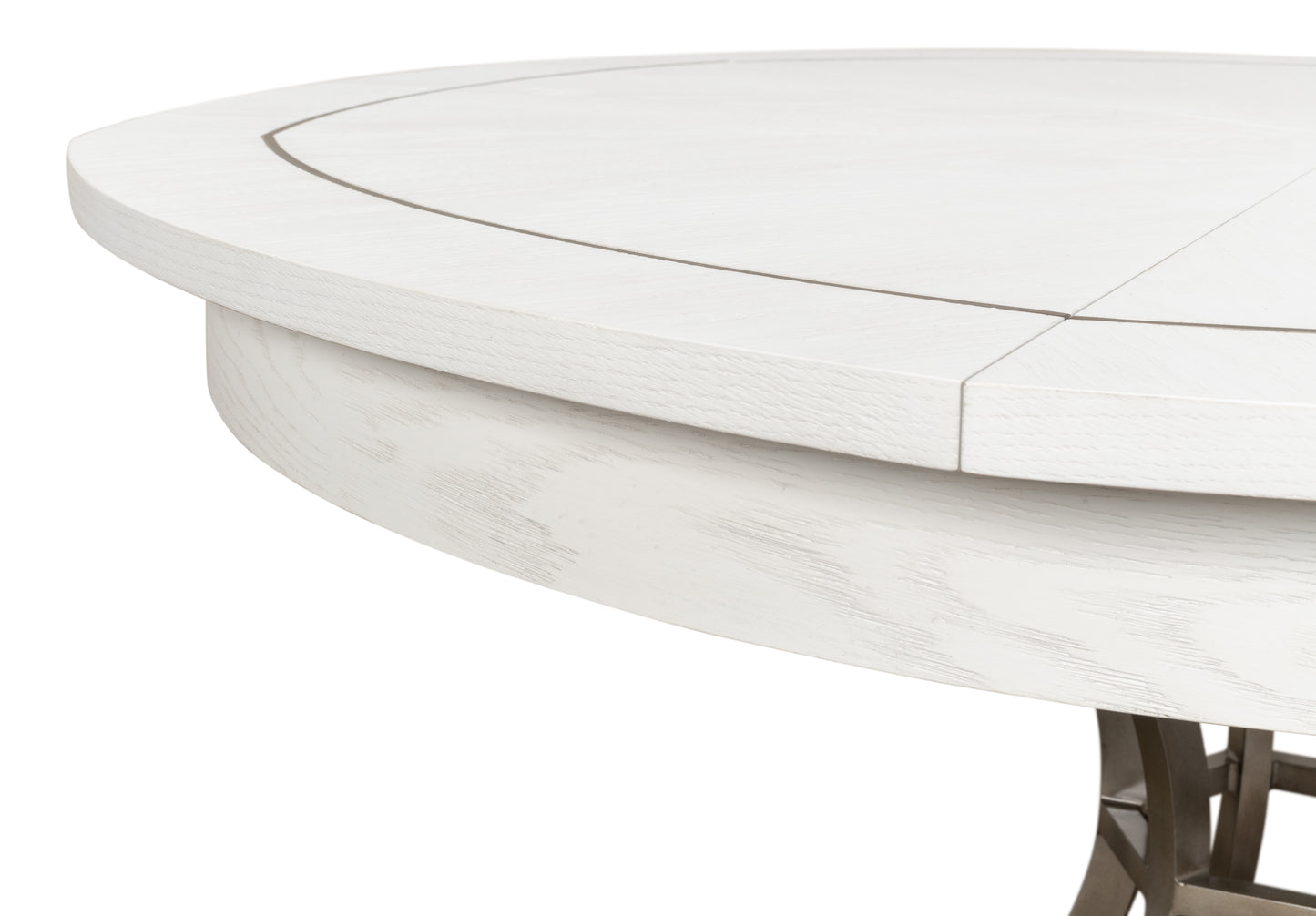 Sarreid - Sunset Jupe Dining Tbl Med Working White - White - Transitional