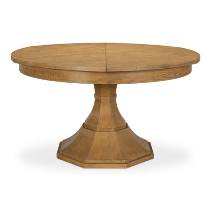 Sarreid - Giselle Jupe Dining Tbl Lg Heather Grey - Grey - Transitional