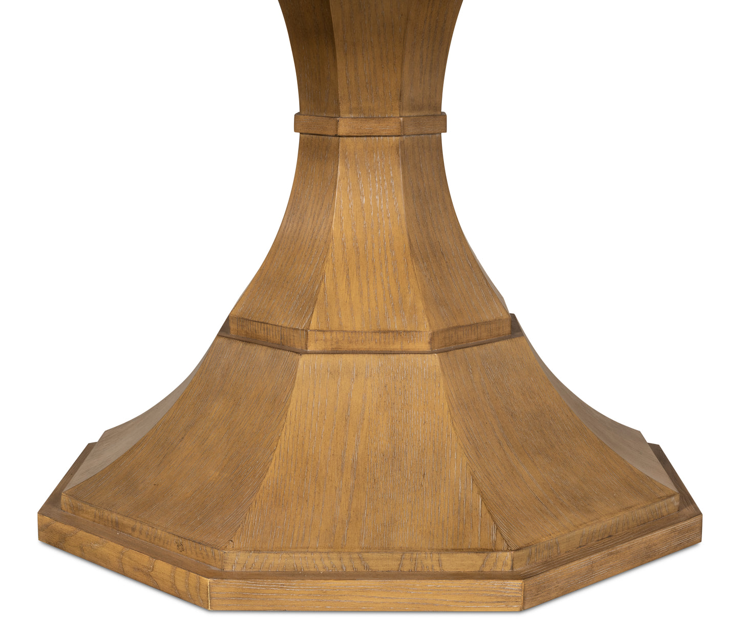 Sarreid - Giselle Jupe Dining Tbl Lg Heather Grey - Grey - Transitional