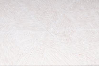 Sarreid - Giselle Jupe Dining Tbl Lg Whitewash Wht - White - Transitional