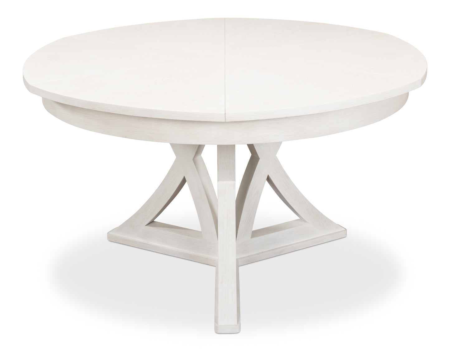 Sarreid - Casual Jupe Dining Table  Working Wht Md - White - Transitional