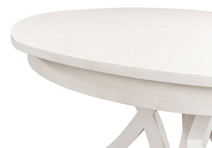 Sarreid - Casual Jupe Dining Table  Working Wht Md - White - Transitional