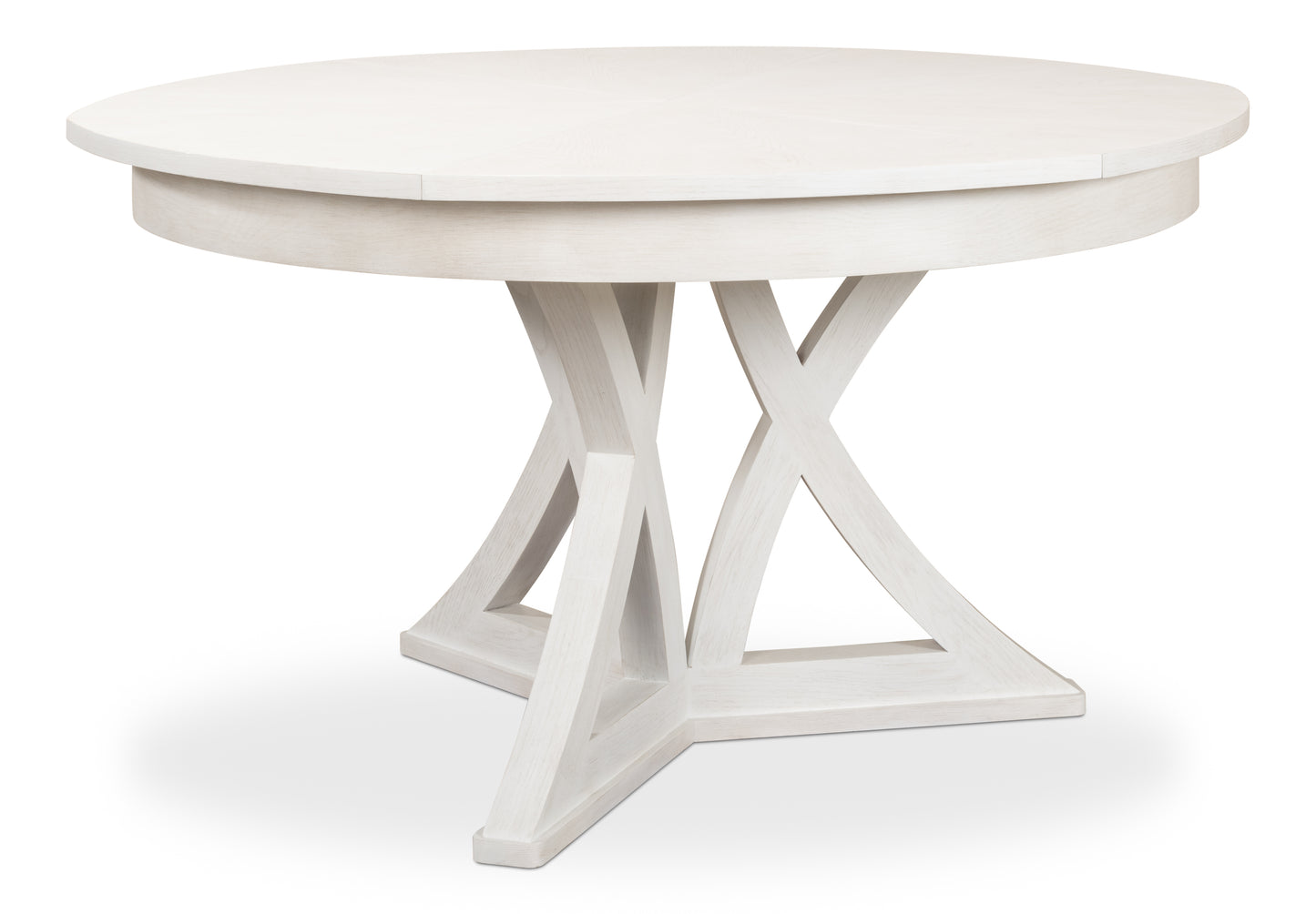 Sarreid - Casual Jupe Dining Table  Working Wht Md - White - Transitional