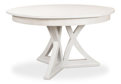Sarreid - Casual Jupe Dining Table  Working Wht Md - White - Transitional