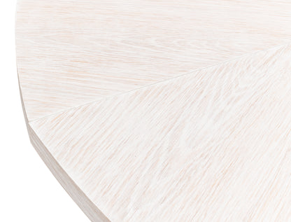 Sarreid - Casual Jupe Dining Tbl Whitewash Wht Med - White - Transitional