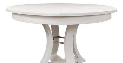 Sarreid - Monument Jupe Dining Tbl Med Work White - White - Transitional