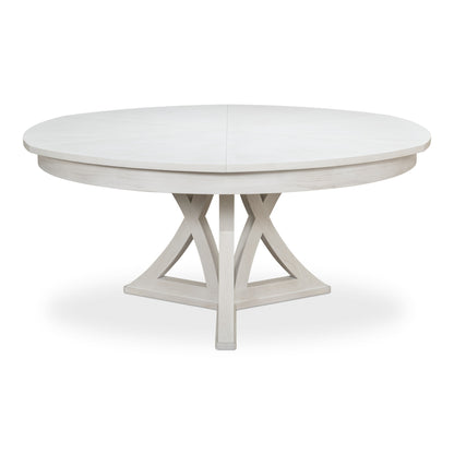 Sarreid - Casual Jupe Dining Table Working Wht Lg - White - Transitional