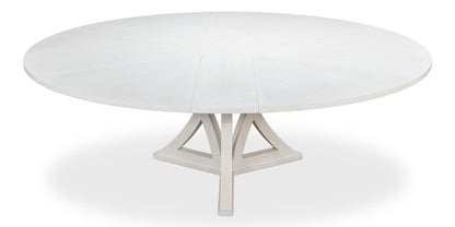 Sarreid - Casual Jupe Dining Table Working Wht Lg - White - Transitional