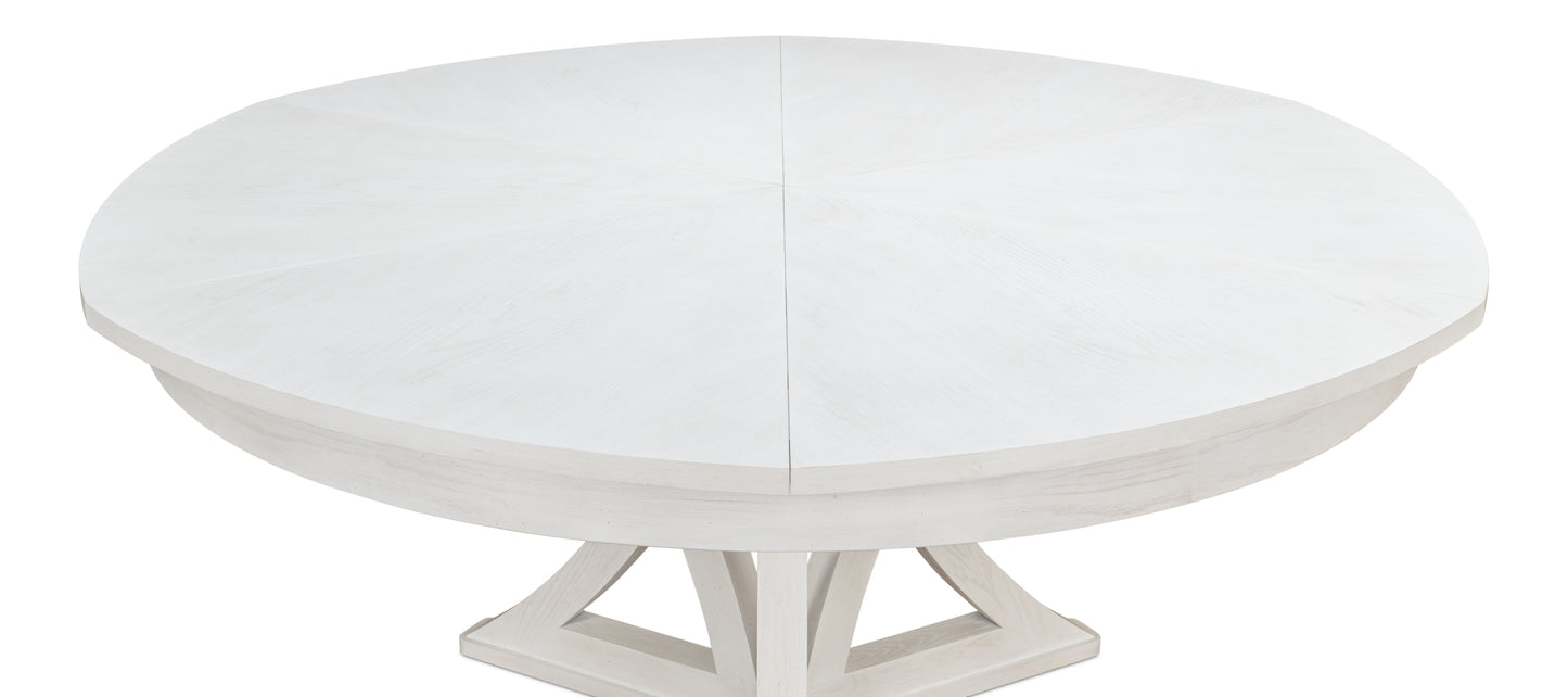 Sarreid - Casual Jupe Dining Table Working Wht Lg - White - Transitional