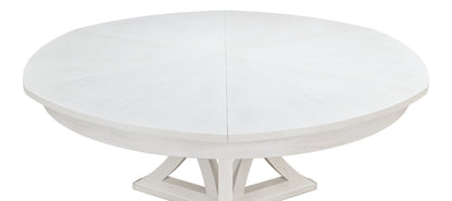 Sarreid - Casual Jupe Dining Table Working Wht Lg - White - Transitional