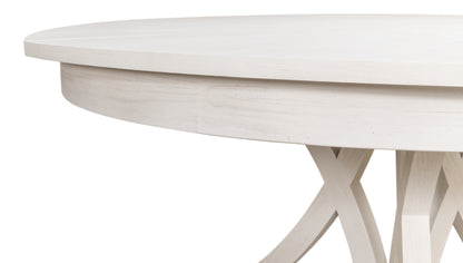 Sarreid - Casual Jupe Dining Table Working Wht Lg - White - Transitional