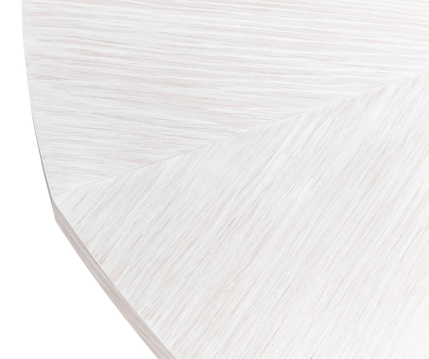 Sarreid - Casual Jupe Dining Table Whtwash Wht Lg - White - Transitional