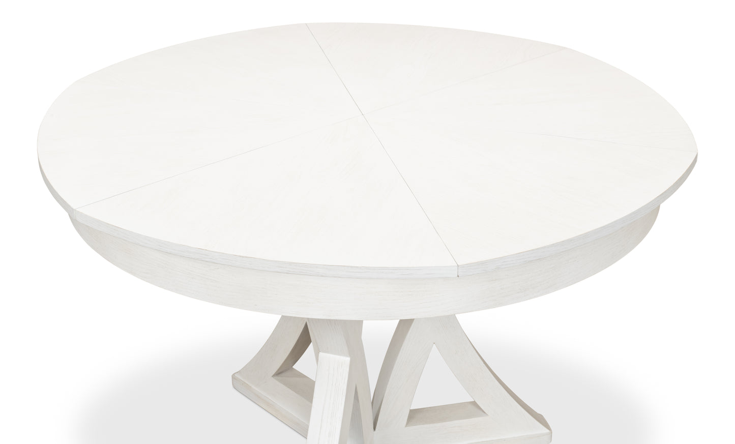 Sarreid - Casual Jupe Dining Table  Small Work Wht - White - Transitional