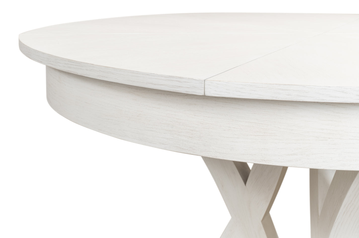 Sarreid - Casual Jupe Dining Table  Small Work Wht - White - Transitional