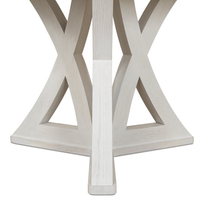 Sarreid - Casual Jupe Dining Table  Small Work Wht - White - Transitional