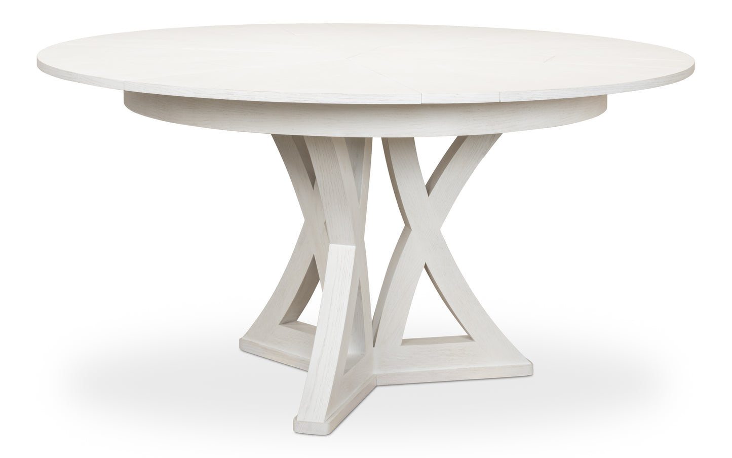 Sarreid - Casual Jupe Dining Table  Small Work Wht - White - Transitional