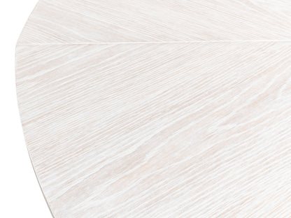 Sarreid - Casual Jupe Dining Table Whtwash Wht Sm - White - Transitional