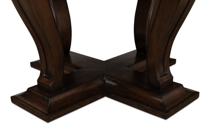 Sarreid - Metropolitan Jupe Dining Tbl  Med Umbria - Black - Contemporary