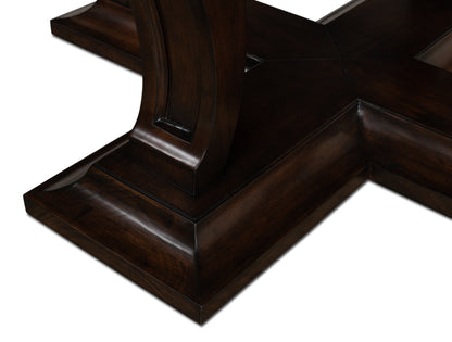 Sarreid - Metropolitan Jupe Dining Tbl  Med Umbria - Black - Contemporary