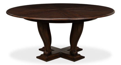 Sarreid - Metropolitan Jupe Dining Tbl  Med Umbria - Black - Contemporary