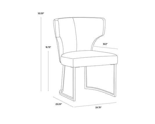 Sunpan Yorkville Dining Chair - 103236 - Sunpan - $698.00