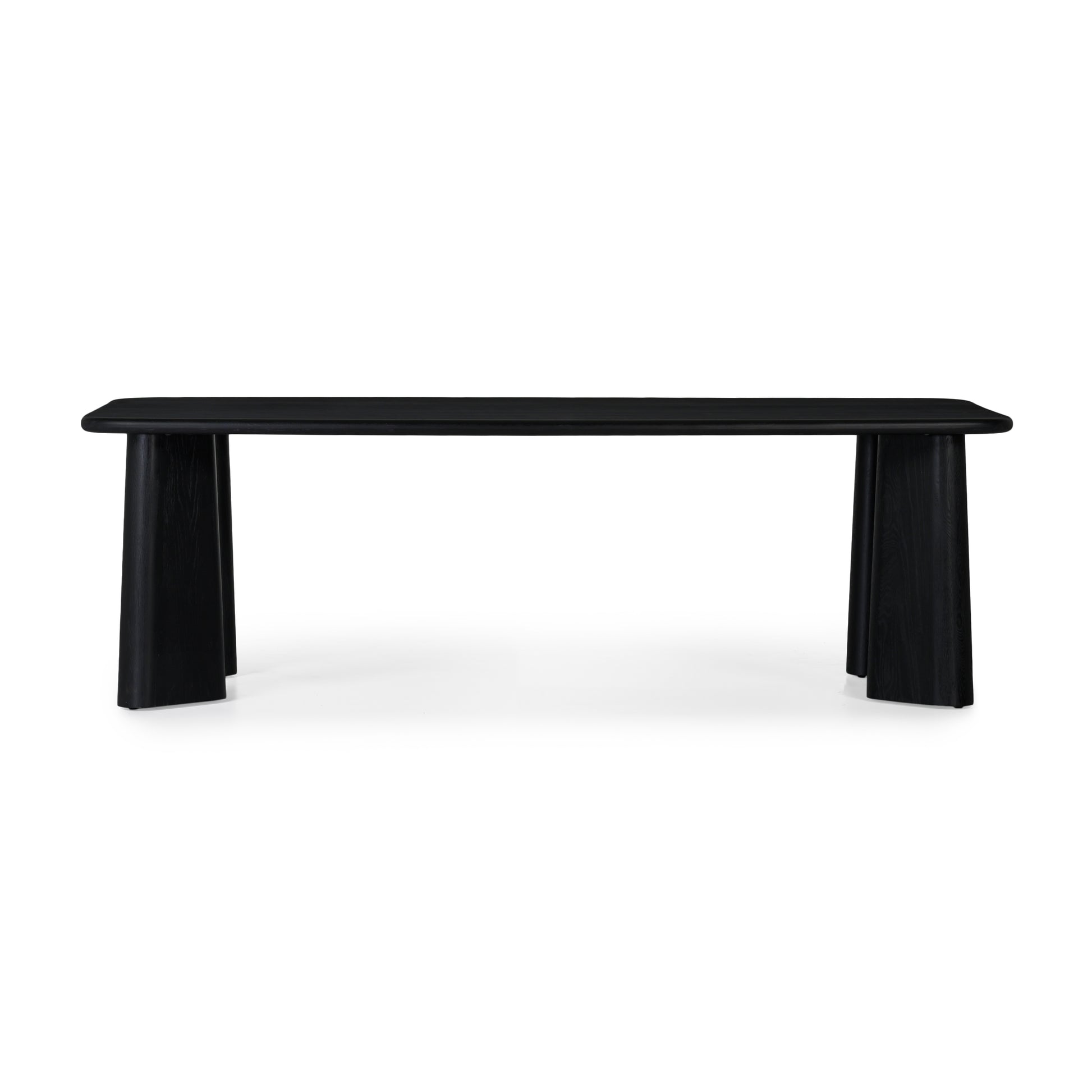 Union Home Laurel Rectangle Dining Table Black, 96", Oak Wood - DIN00097 - Union Home Furniture - $2830.00