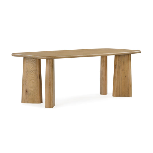 Union Home Laurel Rectangle Dining Table Natural, Oak Wood, 84" - DIN00108 - Union Home Furniture - $2662.00