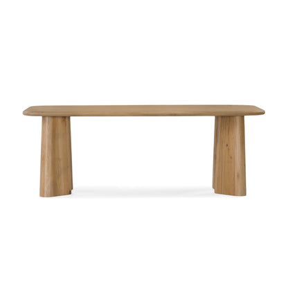 Union Home Laurel Rectangle Dining Table Natural, Oak Wood, 84" - DIN00108 - Union Home Furniture - $2662.00