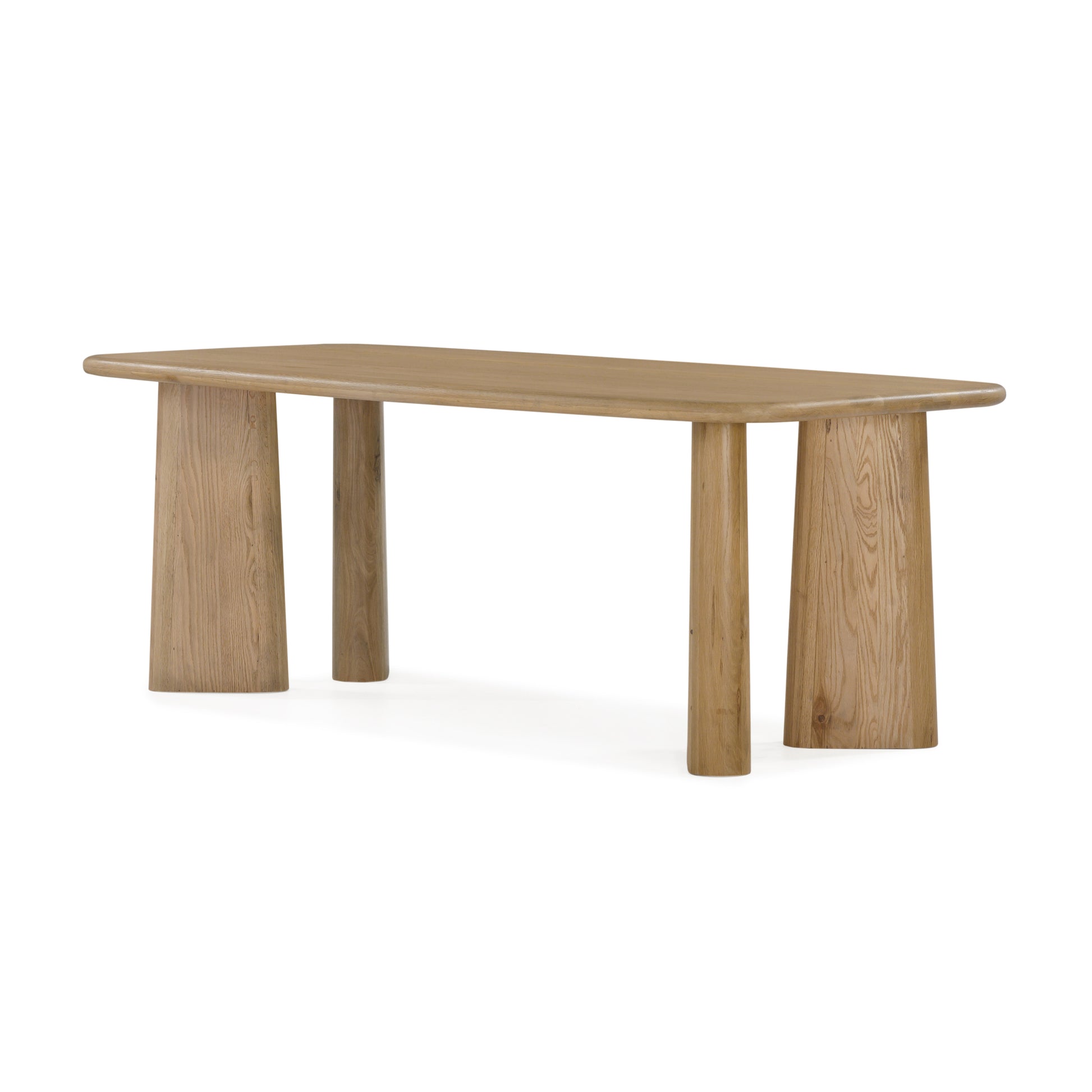 Union Home Laurel Rectangle Dining Table Natural, Oak Wood, 84" - DIN00108 - Union Home Furniture - $2662.00