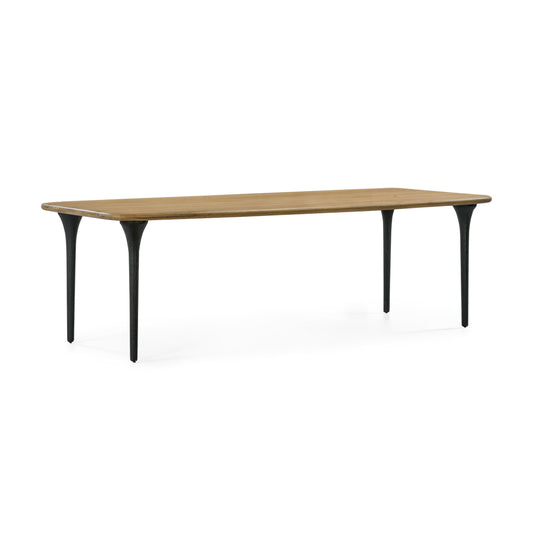 Union Home Etro Rectangle Dining Table Natural Oak Wood 96" - DIN00114 - Union Home Furniture - $2302.00
