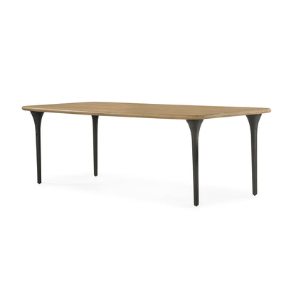 Union Home Etro Rectangle Dining Table Natural Oak Wood 96" - DIN00114 - Union Home Furniture - $2302.00