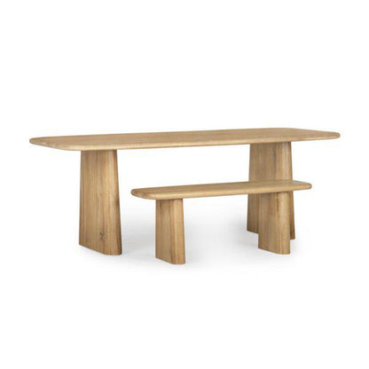 Union Home Laurel Dining Table – Natural - Rectangle - 84" - Solid Wood - Seats 8 - DIN00118 - Union Home Furniture - $2662.00
