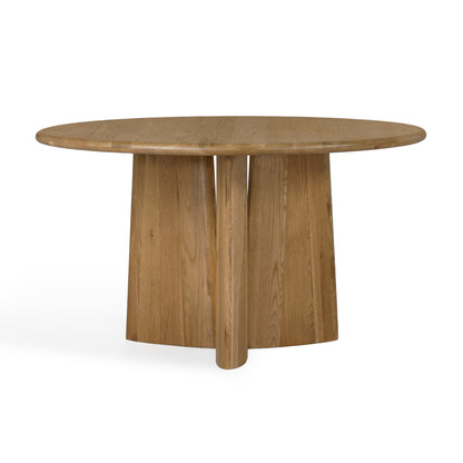 Union Home Laurel Round Dining Table Natural, Oak Wood, Eco Friendly, 52" - DIN00217 - Union Home Furniture - $2508.00