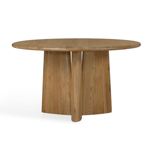 Union Home Laurel Round Dining Table Natural, Oak Wood, Eco Friendly, 52" - DIN00217 - Union Home Furniture - $2508.00