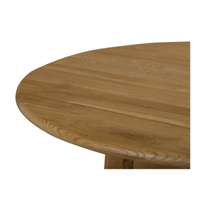 Union Home Laurel Round Dining Table Natural, Oak Wood, Eco Friendly, 52" - DIN00217 - Union Home Furniture - $2508.00