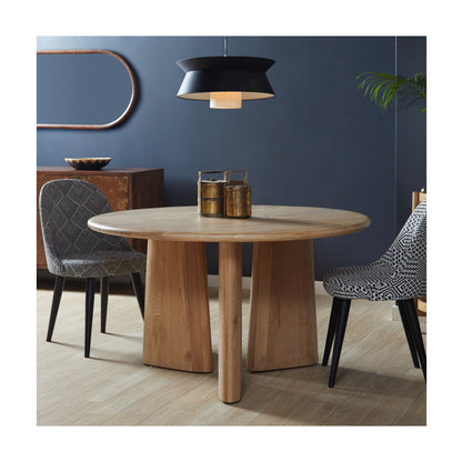 Union Home Laurel Round Dining Table Natural, Oak Wood, Eco Friendly, 52" - DIN00217 - Union Home Furniture - $2508.00