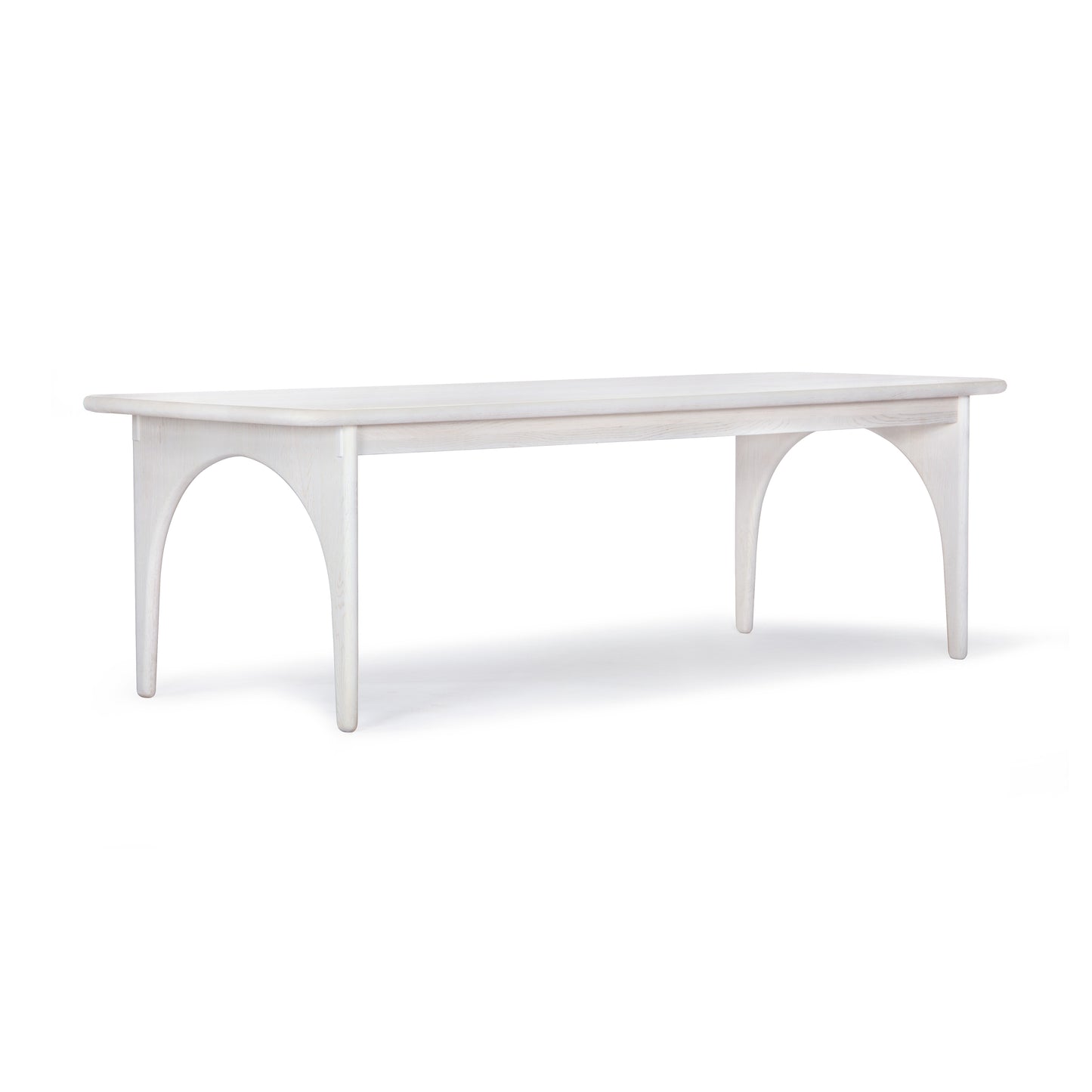 Union Home Luna Rectangle Modern Dining Table White, 96" Oak Wood - DIN00277 - Union Home Furniture - $2254.00