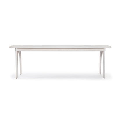 Union Home Luna Rectangle Modern Dining Table White, 96" Oak Wood - DIN00277 - Union Home Furniture - $2254.00
