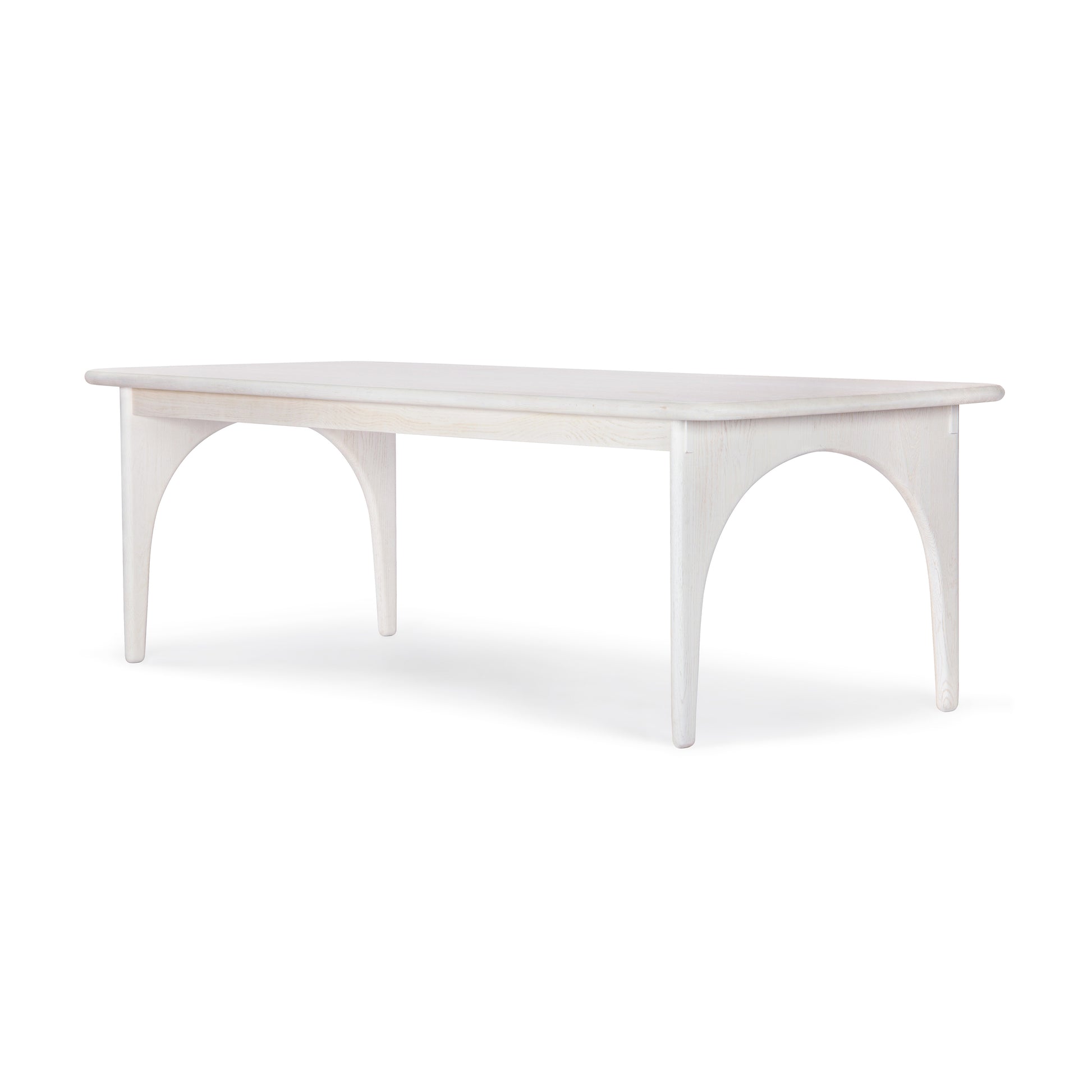 Union Home Luna Rectangle Modern Dining Table White, 96" Oak Wood - DIN00277 - Union Home Furniture - $2254.00