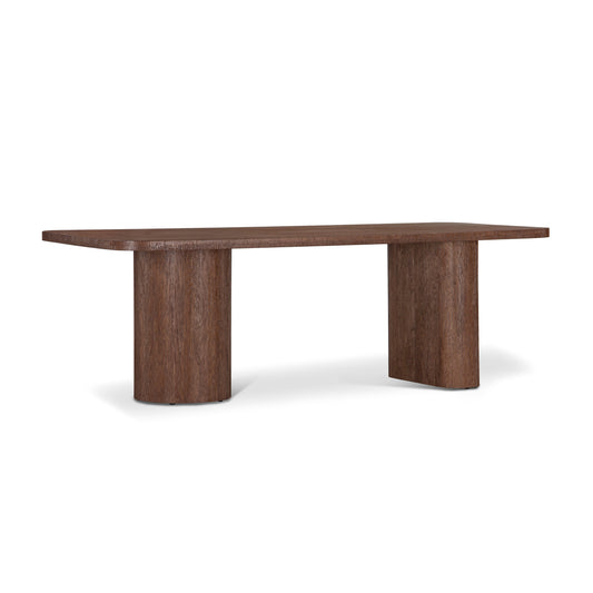 Union Home Mono Contemporary Rectangle Dining Table Brown, Oak Wood, 90" - DIN00341 - Union Home Furniture - $2004.00