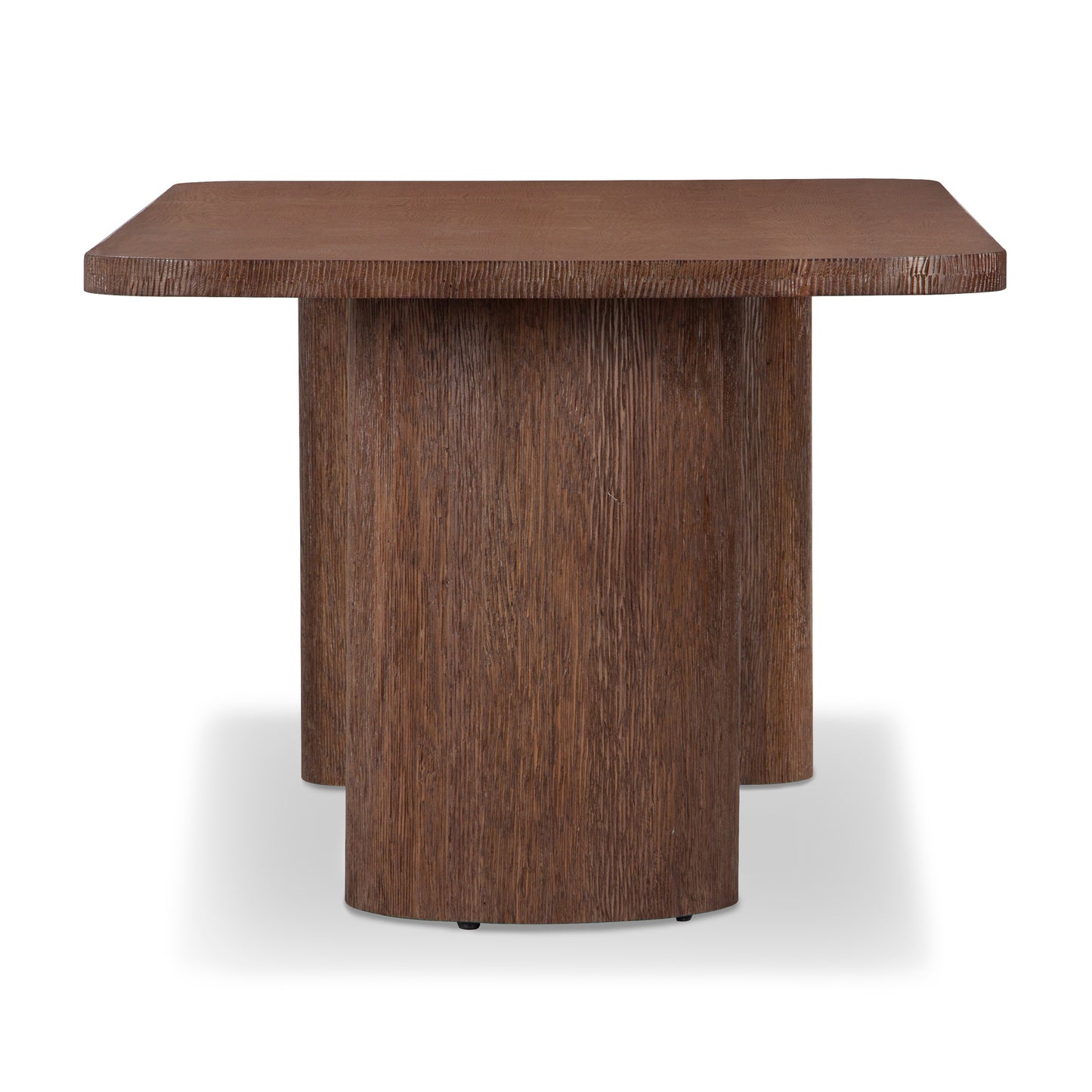 Union Home Mono Contemporary Rectangle Dining Table Brown, Oak Wood, 90" - DIN00341 - Union Home Furniture - $2004.00