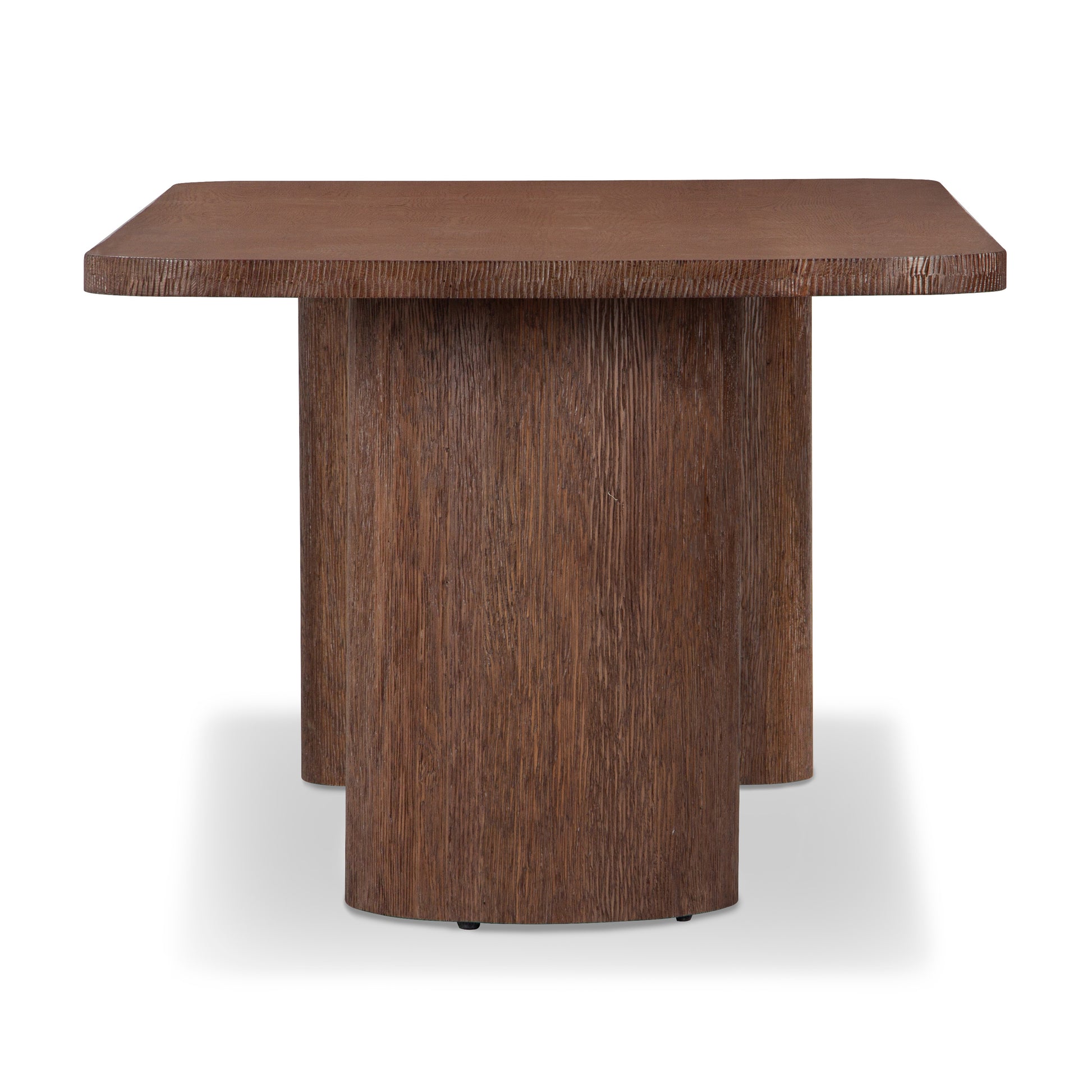 Union Home Mono Contemporary Rectangle Dining Table Brown, Oak Wood, 90" - DIN00341 - Union Home Furniture - $2004.00