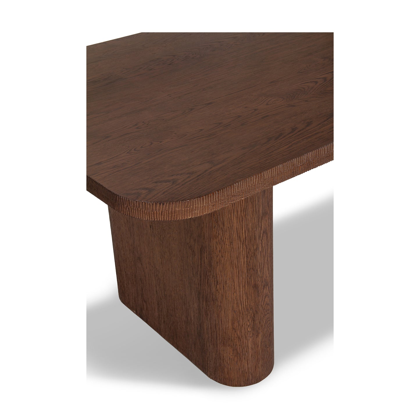 Union Home Mono Contemporary Rectangle Dining Table Brown, Oak Wood, 90" - DIN00341 - Union Home Furniture - $2004.00